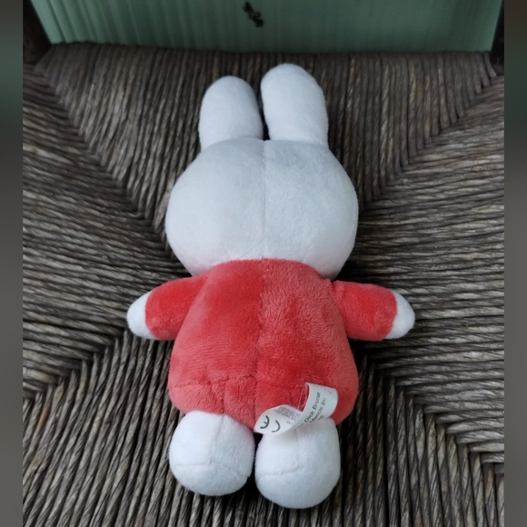 DICK BRUNA Miffy Tiamo Bunny Rabbit Lovey Baby Rattle plush stuffed animal 9in - Picture 9 of 13